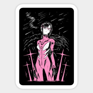 evangelion girl Sticker